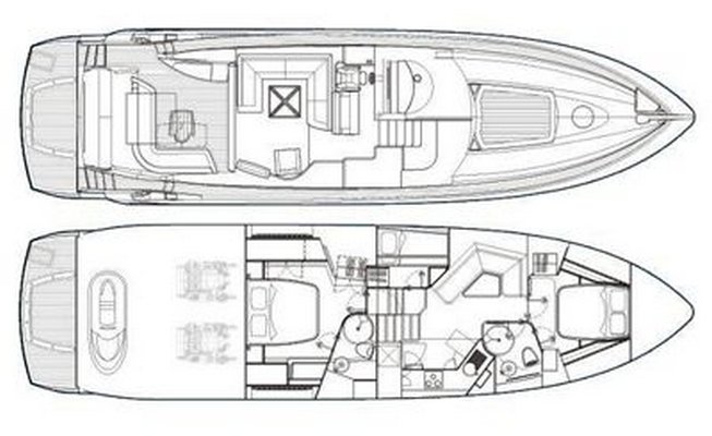 Sunseeker Predator 62 9385 Yacht Charter Croatia Miramoclub